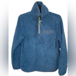 NEW WITH TAGS!! 🏷️Te Verde Zip Teddy Fleece Sherpa 1/4 Zip, Size L.